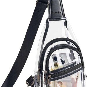 Clear Bag for Stadium Events Approved Clear Purses for Women Crossbody Transpare